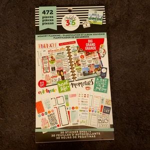The happy planner memory planner Big planner stickers
